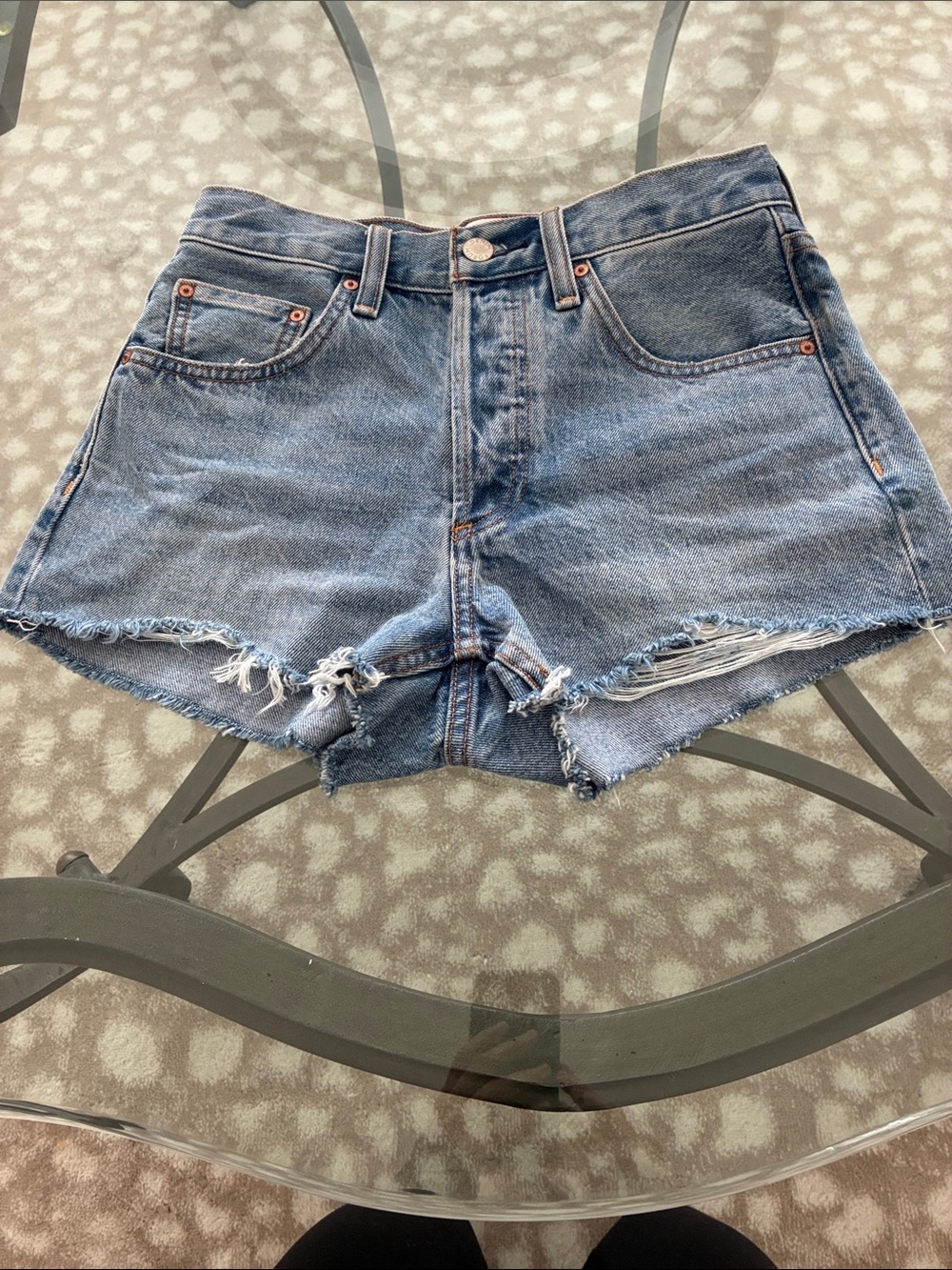 Denim forum 90s vintage cut off shorts